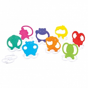 Подвеска на коляску – Животные, 17 штук  (Playgo,  Play 1988)